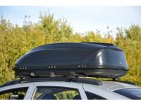 Бокс-багажник на крышу Аэродинамический Черный Turino Compact